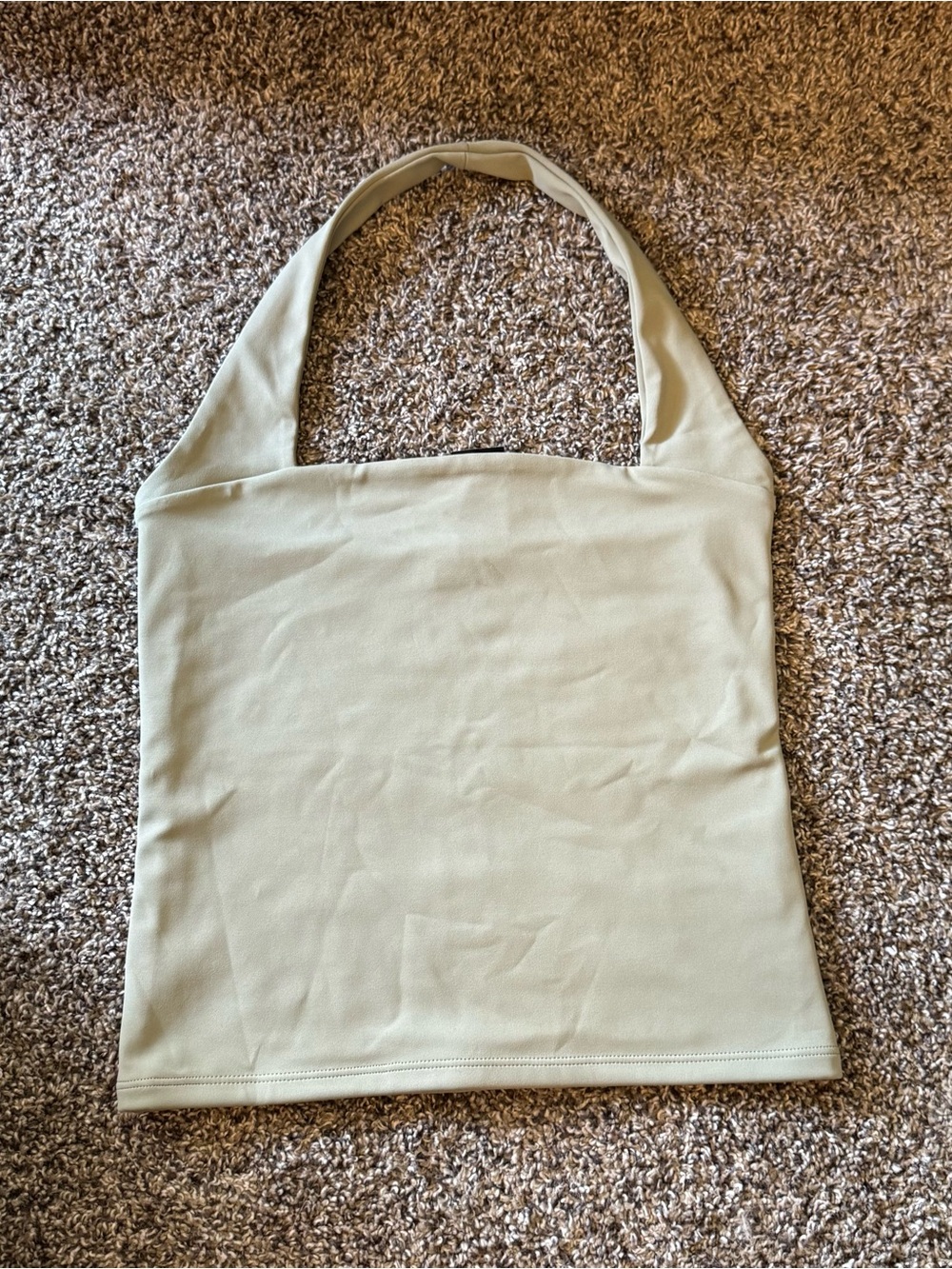 Express Light Sage Green Crop Top
